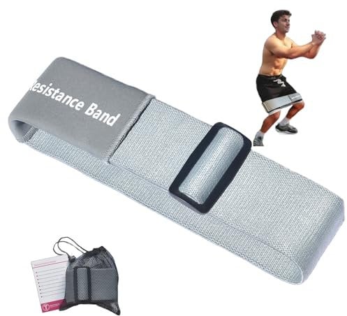 Verstellbare Widerstandsbänder aus Stoff mit schweren Widerstandsstufen, rutschfeste Übungsbänder für Männer und Frauen, perfekte Workout-Bänder für Gesäß- und Unterkörpertraining - 1 Packung