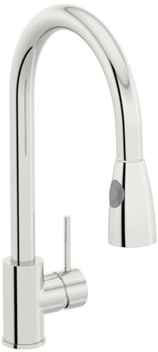 Schon Barra Pull Out Kitchen Mixer tap - Chrome Pull Out Spray Kitchen tap, Pull Out Spray Kitchen taps, Kitchen taps Reliable