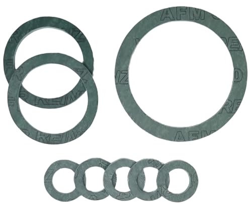 diconfa AFM30 Flachdichtung - WÄHLENBAR ==> 1/4 bis 2 Zoll - 1 bis 200 Stück // AUSWAHL: 3/4'' (38x27x2mm), 2 Stück - Dichtung Dichtring Dichtungsring Heizung Wasser Sanitär Solar Armatur