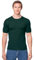 DANISH ENDURANCE Merino Shirt Herren, Kurzarm Funktionsshirt, Atmungsaktiv & Temperaturregulierend, Dunkelgrün, XL