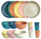 Sagiterra 18-teiliges Geschirr-Set für 6, 20 cm Teller, 15 cm Schüsseln, Tassen, unzerbrechliches Geschirr-Set