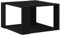 vidaXL Couchtisch Schwarz Eiche 85x55x31 cm Holzwerkstoff