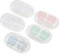 Vaguelly 5 Sets Portable Lens Cases Press Flip Lid Sturdy ABS Storage for Myopia Care for Travel and Daily Use Lightweight Eye Lens Containers