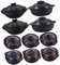 LOPUNER 10pièces Mini Casseroles pour Maison De Poupées Accessoires De Cuisine Miniatures avec Designs Réalistes pour Décorer Vos Scènes