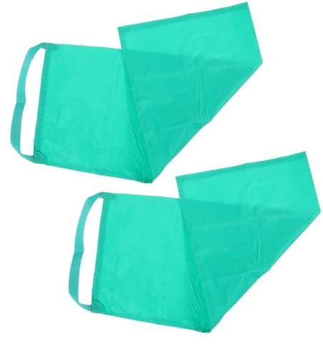 Pack Sockenanziehhilfe aus Nylon für Senioren, Grün | Kompressionsstrümpfe mit Offener Spitze und Socke, Leicht Tragbar, 2 Stück, für Klinik und Zuhause