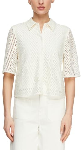 Comma Spitzenbluse mit Viskose-Futter
