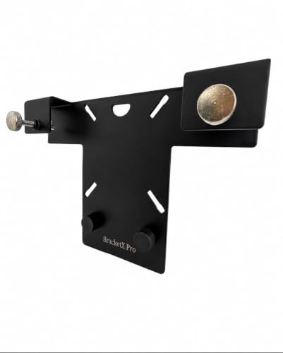 BracketX Pro Truck TV Bracket – No Drilling Shelf Hanging TV Mount for HGV/Lorry Cabs – Fits Scania, Mercedes Actros & MAN TGX with Suitable Shelf – VESA 75x75/100x100 – Up to 34 Inch TVs