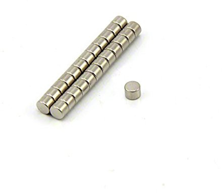 N42 Neodymium Magnet for Arts, Crafts, Model Making, DIY, Hobbies, Office, and Home - 2.5mm x 7mm x 2.5mm thick - 0.4kg Pull - Pack of 250
