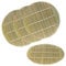 6.5 Inch Diamater Green Bamboo Steamer Liners Kitchen Mat Rack Steamer Pad Inserts, 4 Pieces