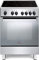 Cocina eléctrica con horno eléctrico, N° 4 placas de vitrocerámica, 60 x 60 cm, color inoxidable DMX 64 V ED