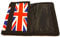 HomeElabador Dreifach gefaltete Geldbörse für Herren, dreifach gefaltete Geldbörse mit Kettenclip, Union Jack, London-Thema, Herren-Geldbörse für Jungen, Geschenk, Souvenir, Schwarz , Einheitsgröße,