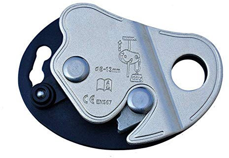 KDKDA Rope Grab - Removable Cam Fixed Bolt & Nut Flip Line Adjuster - Rope Ascender/Climb Equipment Climbing Ascender fall Arrest Protection Belay Device Self-Locking Rope Grip