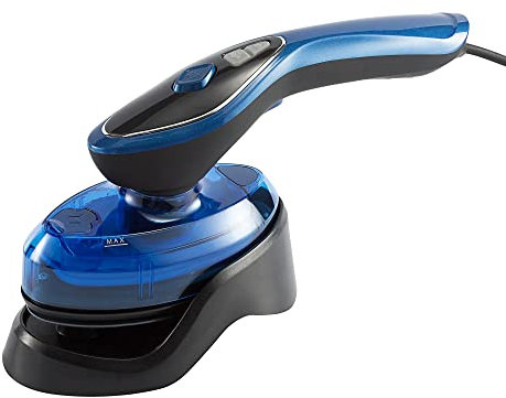 Herzberg Valer's Steam Detector Wireless Steam Drop Vaming Dry 3-T Steam 2 in 1 Portable Steam Iron HG8056, Plastic