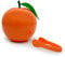 CÉCOA • Seau à Glaçons d'Orange • 750ml • Double Paroi Hermétique • Avec Couvercle + Pince • Seau à Glace Design Fruit • Apéritif, Cocktails, Mojitos, Fêtes, Soirées • Compact, Original, Isotherme
