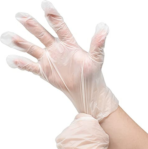 joeji's Kitchen 100 Stück Einmalhandschuhe Einweghandschuhe Einweg Lebensmittel Handschuhe - Ökologische Einmalhandschuhe Latexfrei - 100% Kompostierbar & CO2-neutral