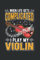 Geige Notizbuch: When Life gets complicated I play my Violin Geige / 6x9 Zoll / 120 linierte Seiten