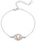Waysles Schwester Armband 925 Sterling Silber Verstellbares 2 Mädchen Freundschaft Armband mit Gravur Always My Sister Forever My Friend Bester Freunde Armband Schmuck Geschenk für Damen Kinder