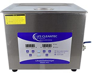 LFS CLEANTEC Digital Pro DP-040S Nettoyeur à ultrasons numérique avec fonction Degas et mode semi-ave 10 l