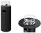 Enders 5601 Feuerstelle NOVA LED L, Schwarz + 3er Set Tischablage, Schwarz
