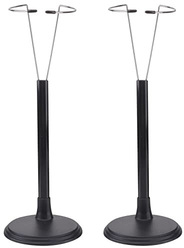 STOBOK 2 Stücke Puppenständer Display Halter Puppe Halterung Support Puppen Organizer Display Halterung Ständer Halter Figuren Anzeigegestell für Dekoration, Schwarz, 35cm