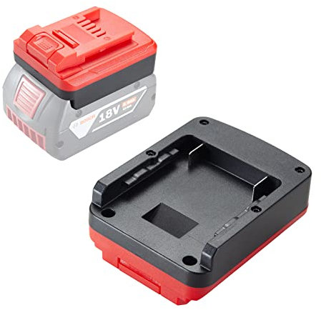 Rozlchar Adaptateur convertisseur compatible avec la batterie Bosch 18 V Li-Ion vers batterie Li-ion Einhell 18 V (sans batterie)