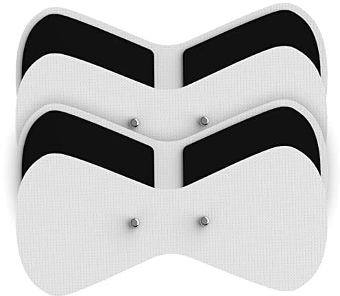 Comfytemp 4er-Pack TENS Gerät Elektroden Pads( nur für K6101), Kabellose TENS-Pads 12 x 6 cm Wiederverwendbare, hochwertigem Selbstklebeleistung und nicht reizendem Elektrotherapie