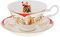 The English Ladies Co - Alice in Wonderland Cup and Saucer Set - Queen of Hearts