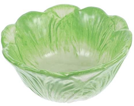 Zerodeko Bol En Céramique En Forme De Chou De Style Chinois Bol À Salade Peint À La Main Pour Mariage