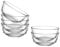binsakao Lot de 6 petits bols en verre transparent pour dessert, bonbons, noix, crème glacée, collation (283,5 g)