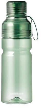 Durable Water Jug Bike Squeeze Bottle Plastic Water Bottle Carry Strap Portable Workout Protein Shaker Drinks Bottle (Color : Green, Size : 680ml/23.9oz)