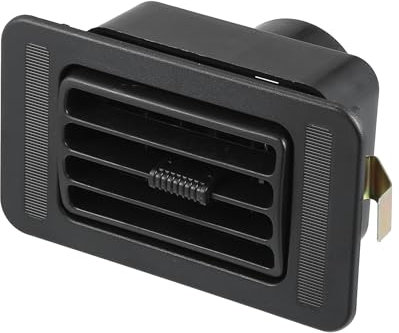 X AUTOHAUX 12x7cm Rectangular Black AC Air Condition Vent Outlet Universal for RV Bus Boat Yacht Caravan