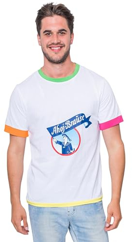 T-Shirt Ahoj-Brause Herren weiß 4XL
