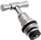 AERZETIX - C74994 - Tête de robinet à potence 1/2 - en laiton - finition chromée - plomberie alimentation l'eau fuite evier robinetterie bâtiment réparation
