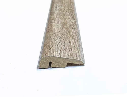 Mississippi Oak Laminate & Wood Flooring Section Transition Bar MDF Threshold Strip End Edge Profile Door Trim Moulding Oak (1, 900mm (2ft 9))