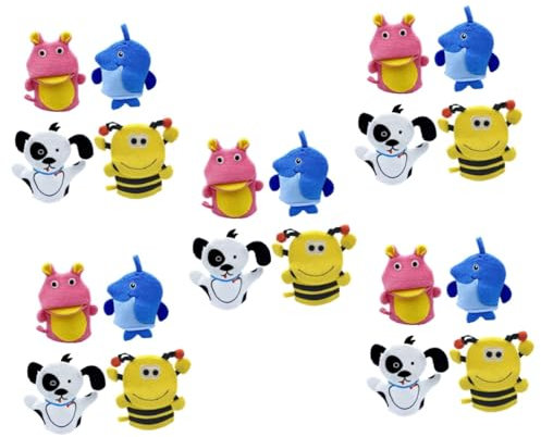 ibasenice 20 Stk Cartoon-badehandschuhe Kinder Duschhandschuh Badeschwamm Für Kleinkinder Esponja Para Bañarse Kinder Badetücher Wasserflasche Kinderhandschuhe Zusammengesetzte Baumwolle