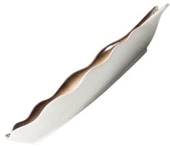 DECHOUS Fish Plate Ceramic Steamed Dish Creative Fish Holder Restaurant Quality Multi-Purpose Serving Plate