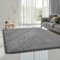 the carpet Soft Shaggy Flauschiger Hochflor Teppich, Wohnzimmer, Kinderzimmer, Anti-Rutsch Unterseite, kuschelig weich und super Soft, Grau, 120 x 160 cm
