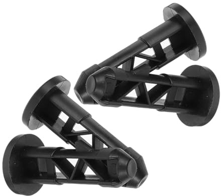 OUNONA 4pcs Bin Lid Clips for Wheelie Bins Outdoor Garbage Can Lid Hinge Sturdy Plastic Locking Latch for