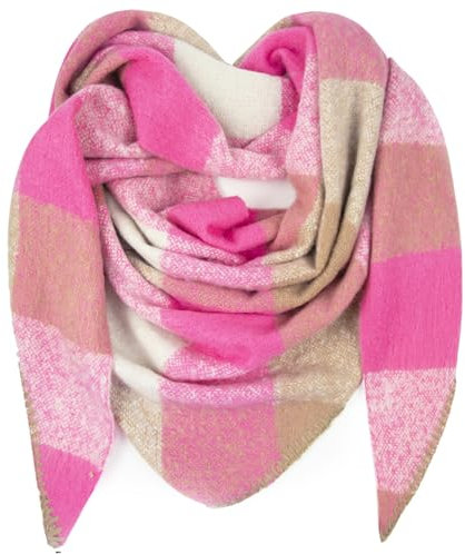 Gloop Damen Schal XXL Strick Dreieck Schal Halstuch Dreieckstuch kuschelig flauschig ohne Kratze an Haut 200×140 CM