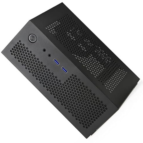 SLXLYH A09 ITX Desktop HTPC Computer Case For ITX Motherboards Small 1U Gaming PC Case Chasis For Home And Office