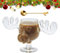 Usper ElchgläSer WeihnachtsgläSer National Weihnachtsurlaub, ElchgläSer Christmas Vacation, Elch GläSer Moose Mug Elchglas Elchtasse FüR Kaffeetee GeträNke (1 PCS)