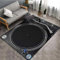 SHAOPENGA Teppich Disc Player Teppich Für Den Wohnzimmerbereich Teppich Dekorativer Bodenteppich Teppich Geschenk Für Muttertag Vatertag Furry Mat50X80Cm