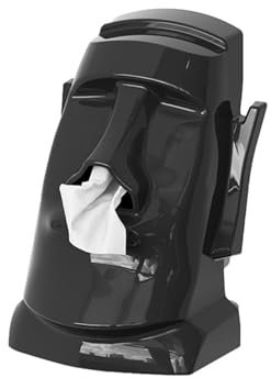 Taschentuchbox Kosmetiktuchspender, 23,5 x 14,5 x 17 cm (Schwarz)