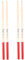 VICASKY 2 Pairs Musical Instruments Trommel Xylophon Bass Praxis Sticks Tape Kit Schlägel Percussion Tamburin Ahorn Rot