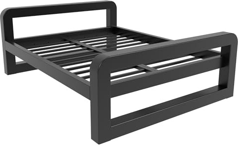 MetaloPro Metallbett Ryka Xtreme, 180x200 cm | Hochwertiges Metall, Ideal für Schlafzimmer und Gästezimmer, Absolut geräuschfrei, Maximaler stauraum unter dem bett