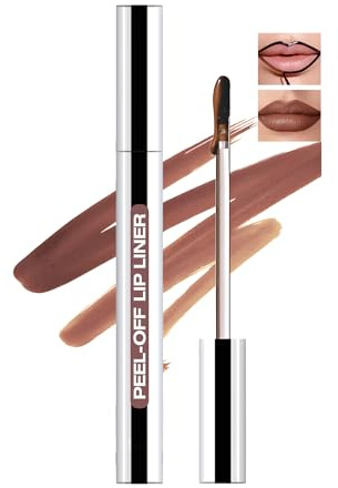 Peel Off Lip Liner Stain Matte Long Lasting Waterproof Lipstick Precise Applicator Lip Color - Peel Off Stain Semi Permanent Tint Easy Apply Natural Matte Finish