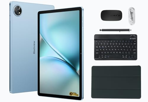 Blackview Zeno 10 | 11 IPS 90Hz | 24GB RAM + 256GB (2TB) | Azul Hielo | Tablet 5G | Android 15 | 8800mAh | 16MP + 13MP | GPS | 5G | Dual SIM | Garantía de 2 años | Gift Box