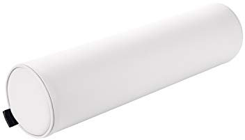 Pader Medi Tech Nacken- und Knierolle aus Polyetherschaumstoff I Lagerungsrolle mit Kunstlederbezug und Kedernähten I 60 x 15 cm I in 20 Farben verfügbar (Weiß)