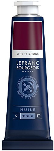 Lefranc Bourgeois Belle Pittura ad Olio, geschmeidige & Altamente Pittura ad Olio, Rosso/Viola, 40 ml