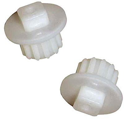 HUAYUWA 2Pcs Meat Mincer Plastic Gear Fits for Zelmer A861203, 86,1203, 9999990040,420306564070, 996500043314 Meat Mincer Parts